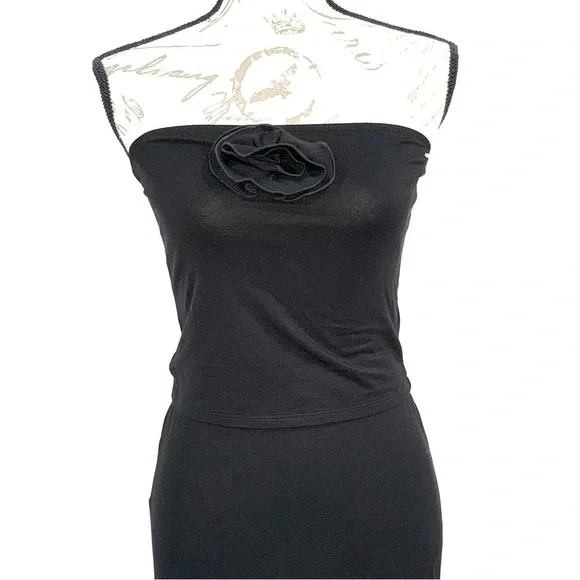 Reformation Adalynn Knit Two Piece Set in Black - Size - Medium - Picture 2 of 11